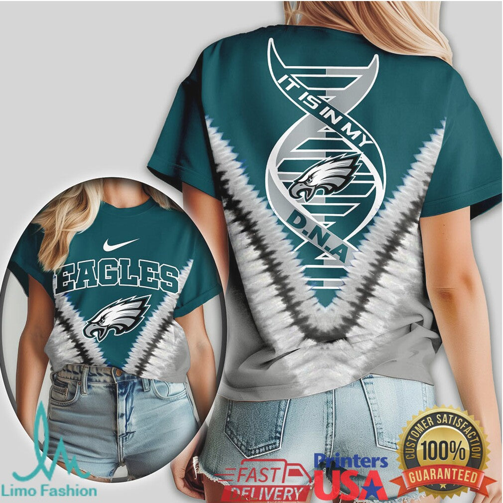 Philadelphia Eagles It Is In My DNA Personalized Fan Graphic T Shirt - Limotees LLC