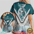 Philadelphia Eagles It Is In My DNA Personalized Fan Graphic T Shirt - Limotees LLC