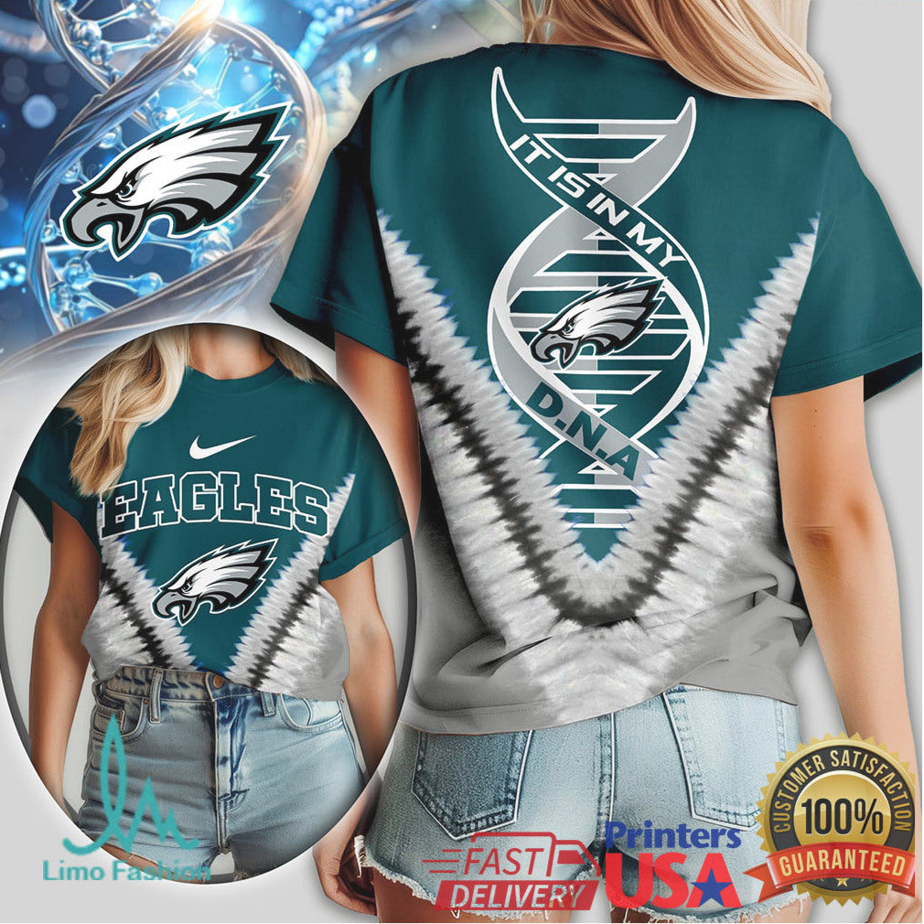 Philadelphia Eagles It Is In My DNA Personalized Fan Graphic T Shirt - Limotees LLC