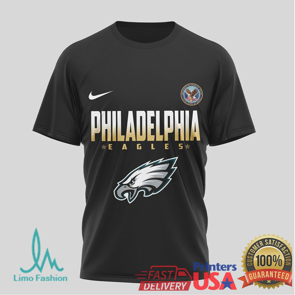 Philadelphia Eagles Official NFL Department Of Veterans Affairs 3D Shirt