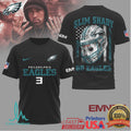 Philadelphia Eagles Official NFL Eminem Fan 3D Shirt - Limotees LLC