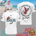 Philadelphia Eagles Official NFL Forever in Margaritaville 3D Shirt - Limotees LLC