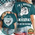 Philadelphia Eagles Official NFL I Am A Mother 3D Shirt - Limotees LLC