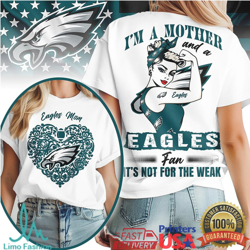 Philadelphia Eagles Official NFL I Am A Mother 3D Shirt - Limotees LLC