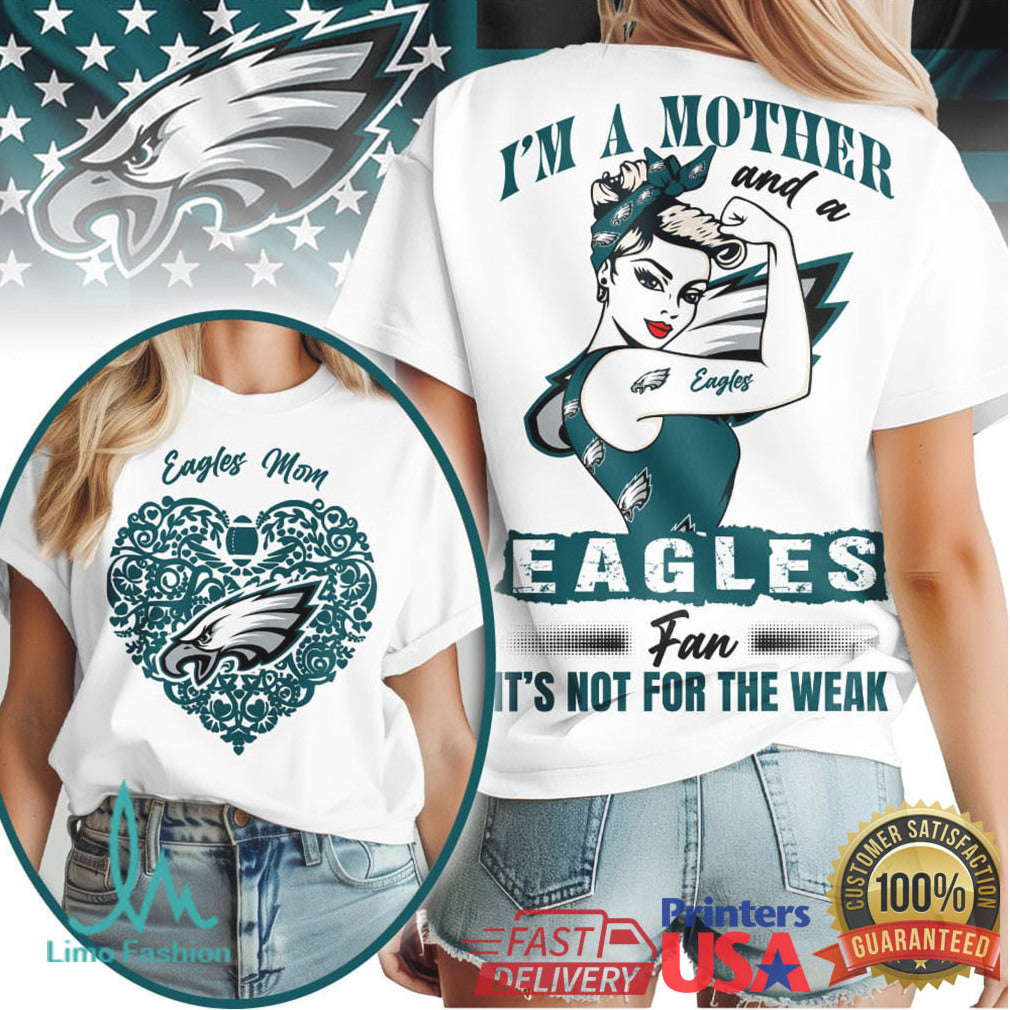Philadelphia Eagles Official NFL I Am A Mother 3D Shirt - Limotees LLC