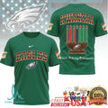 Philadelphia Eagles Official NFL Kwanzaa Pride 3D Shirt - Limotees LLC
