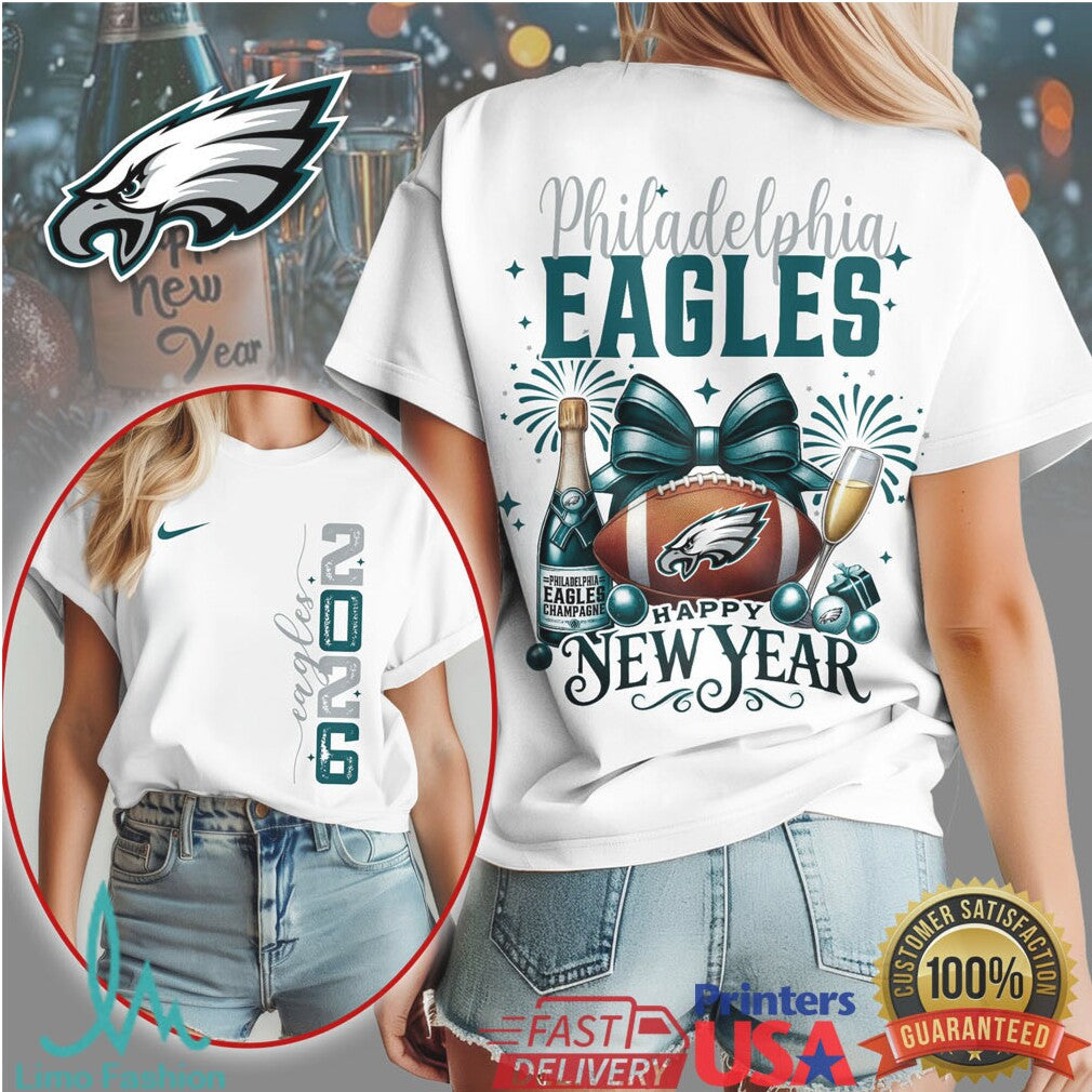 Philadelphia Eagles Official NFL New Year New Game 3D Shirt - Limotees LLC