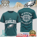 Philadelphia Eagles Official NFL Route 66 3D Shirt - Limotees LLC