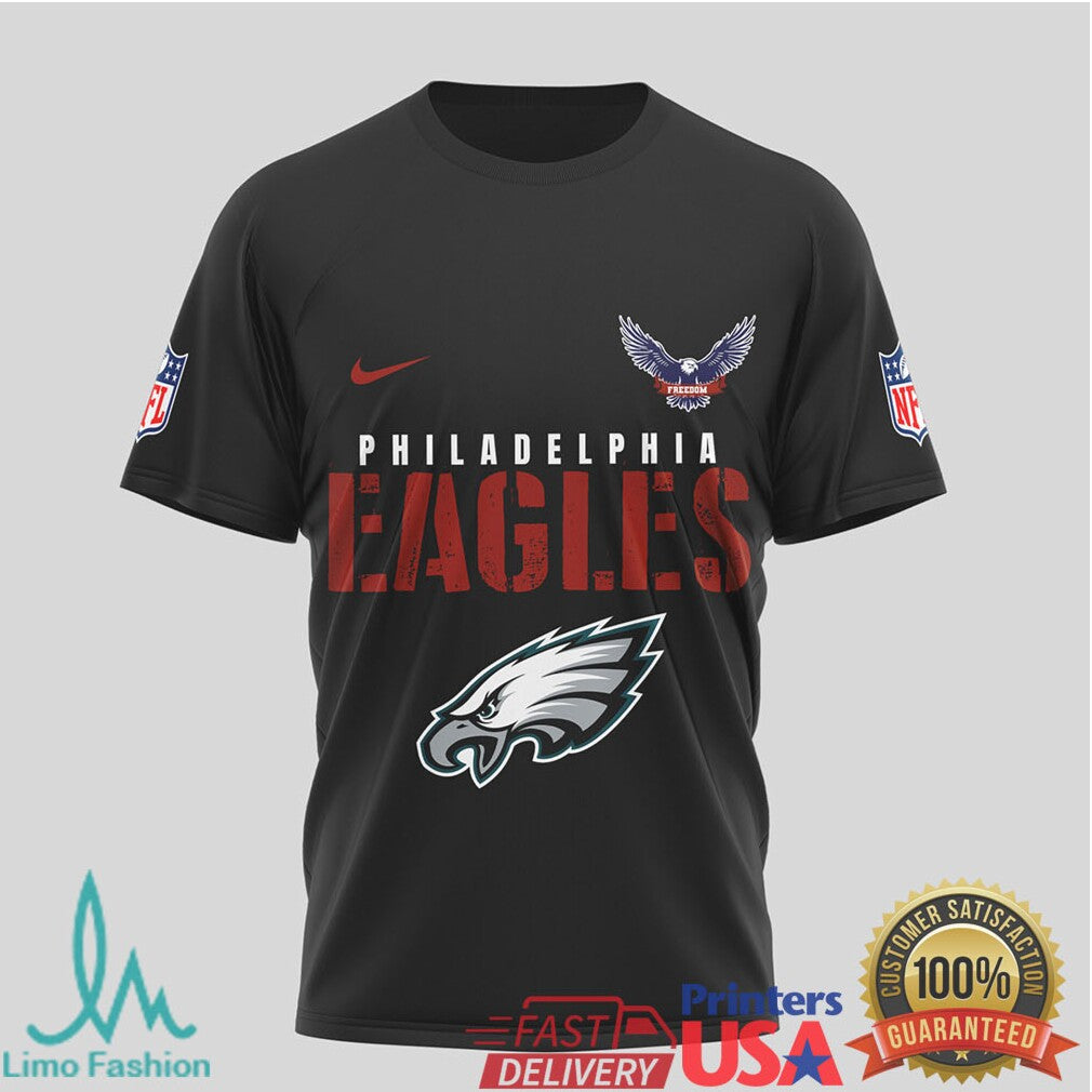 Philadelphia Eagles Salute to Service Veterans Day Black Shirt - Limotees LLC