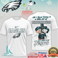 Philadelphia Eagles Snoopy Charlie Brown Faith Jesus T Shirt - Limotees LLC
