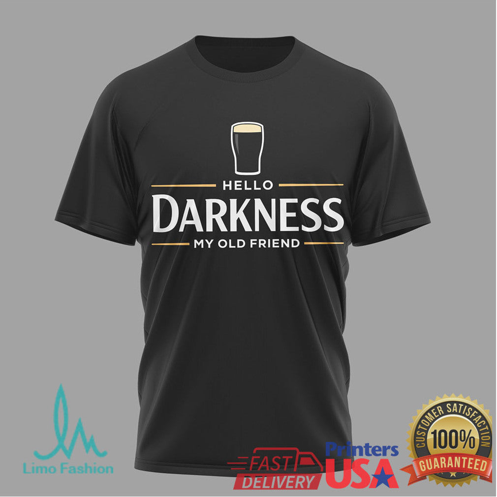 Philadelphia Eagles St. Patrick's Day Hello Darkness My Old Friend T Shirt - Limotees LLC