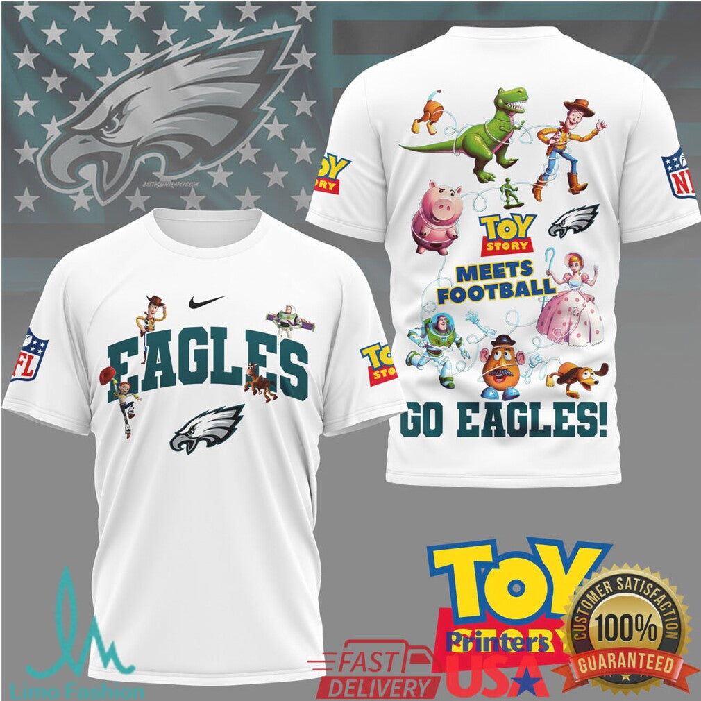 Philadelphia Eagles Toy Story Meets Football Fan T Shirt