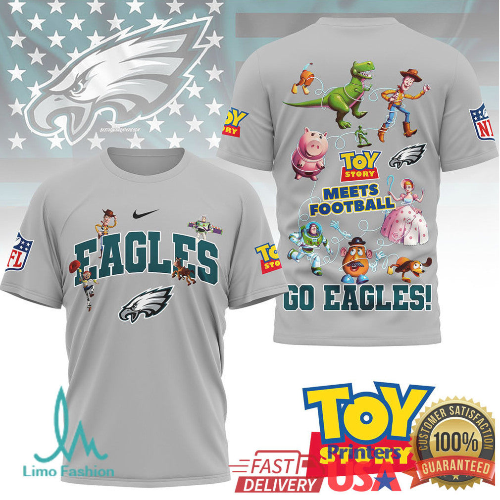 Philadelphia Eagles Toy Story Meets Football Fan T Shirt