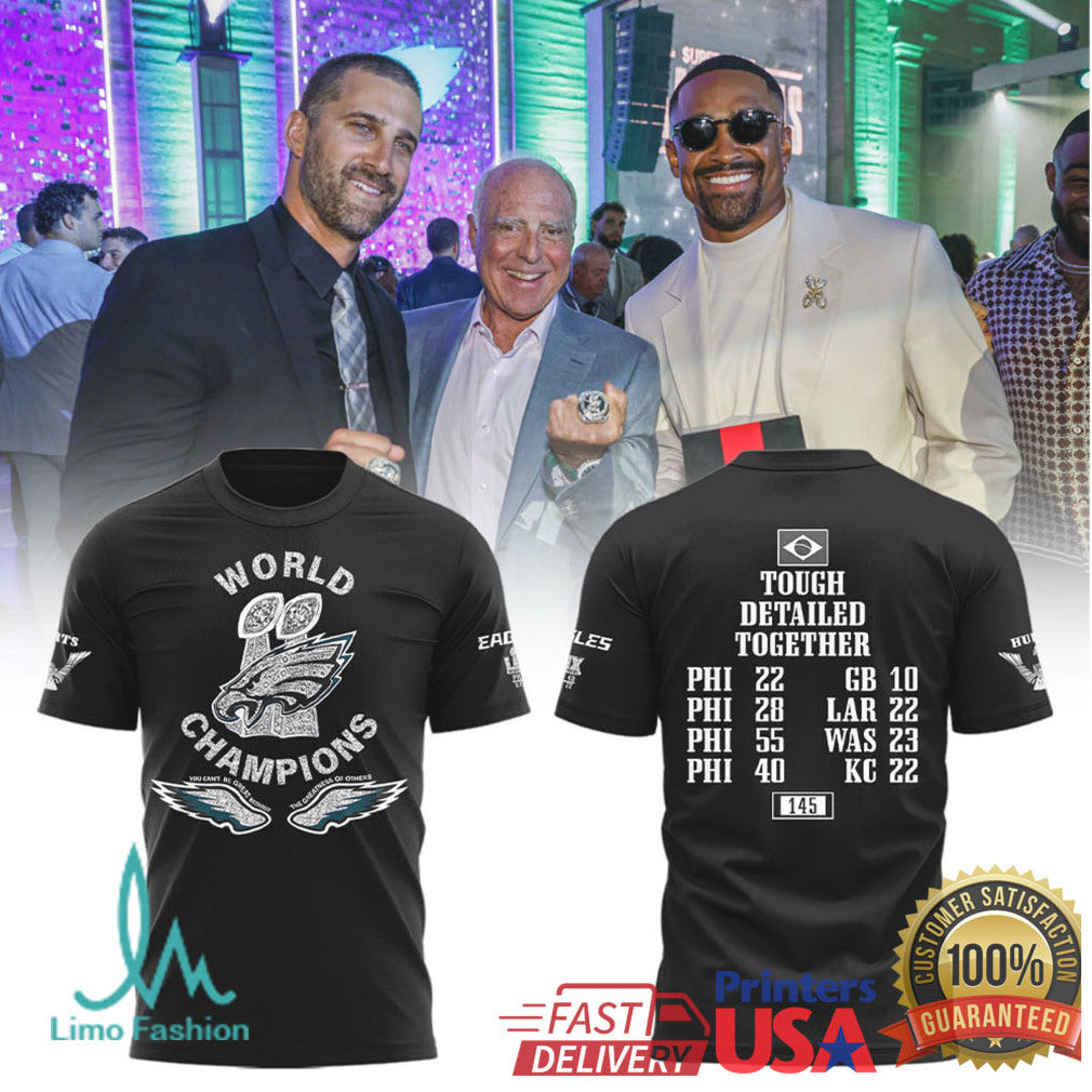 Philadelphia Eagles World Champions “Tough Detailed Together” Tee - Limotees LLC