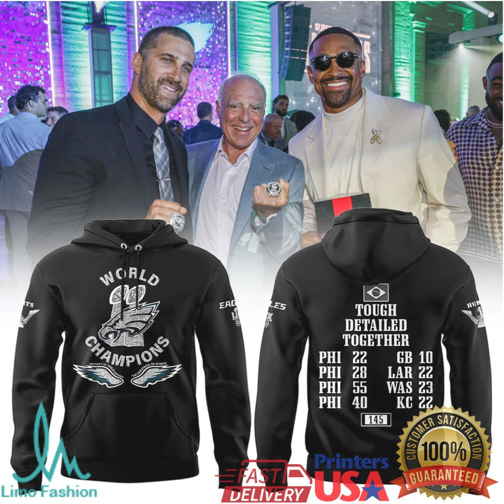 Philadelphia Eagles World Champions “Tough Detailed Together” Tee - Limotees LLC