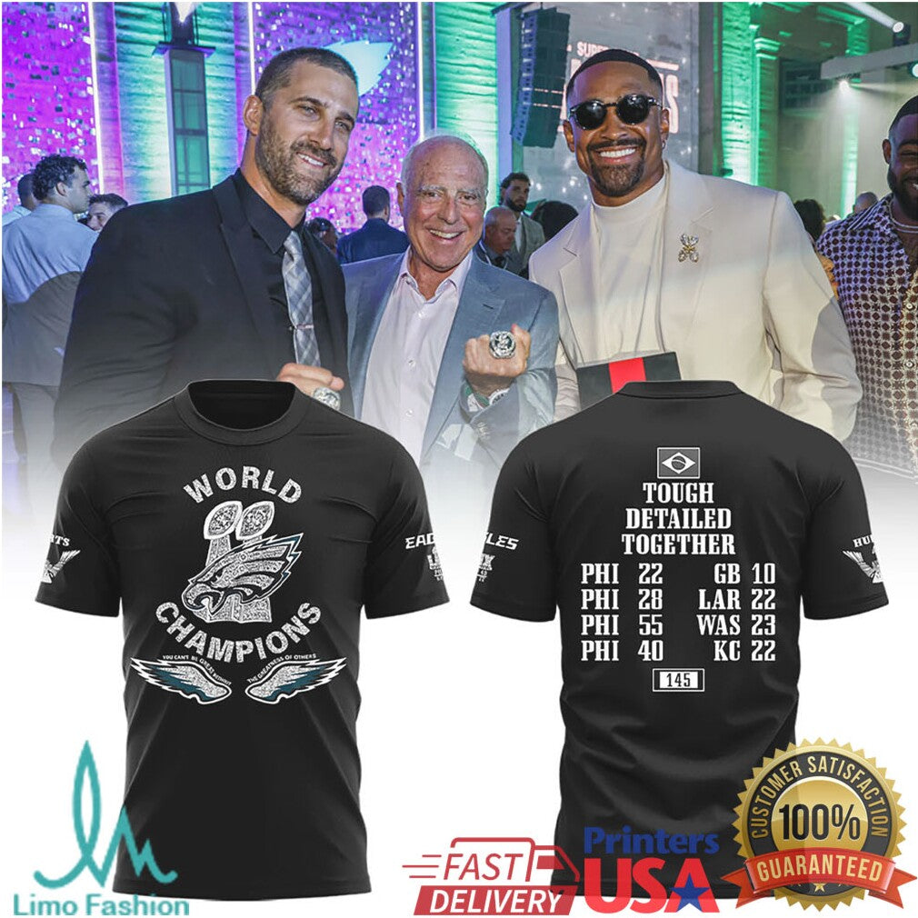 Philadelphia Eagles World Champions “Tough Detailed Together” Tee - Limotees LLC