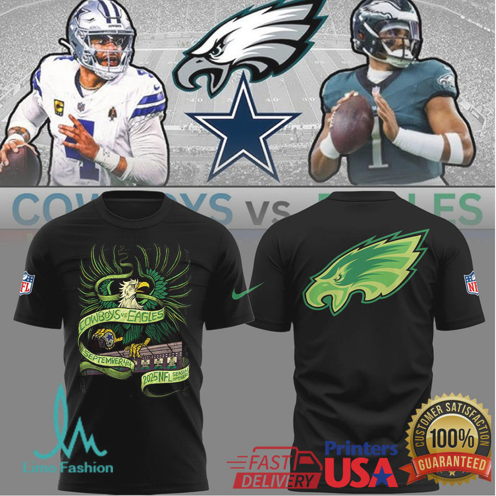 Philadelphia Eagles vs. Dallas Cowboys 2025 Season Opener Rivalry Shirt - Limotees LLC
