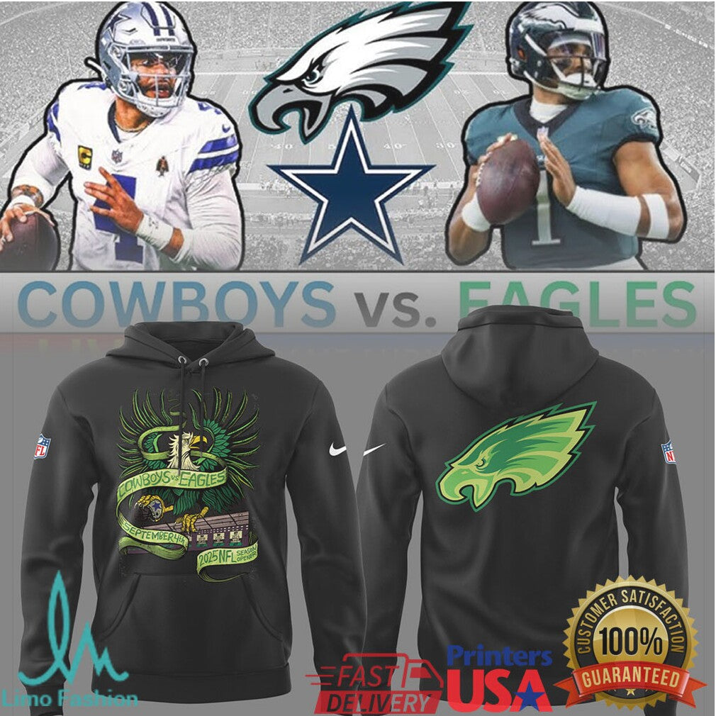Philadelphia Eagles vs. Dallas Cowboys 2025 Season Opener Rivalry Shirt - Limotees LLC