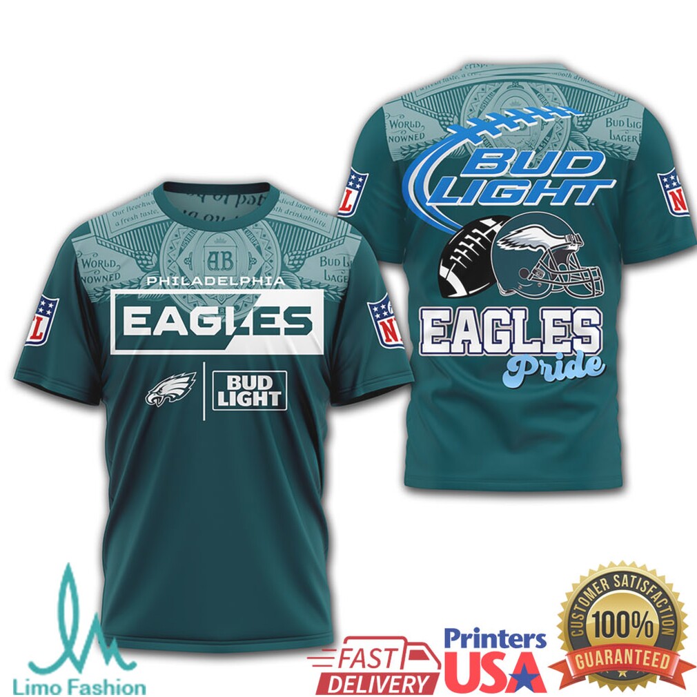 Philadelphia Eagles x Bud Light Pride Game Day Spirit T Shirt - Limotees LLC