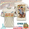Philadelphia Eagles x Indiana Jones Vintage Movie Poster NFL T Shirt