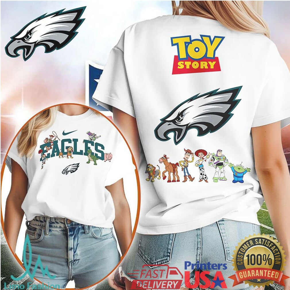 Philadelphia Eagles x Toy Story Character Group T Shirt - Limotees LLC