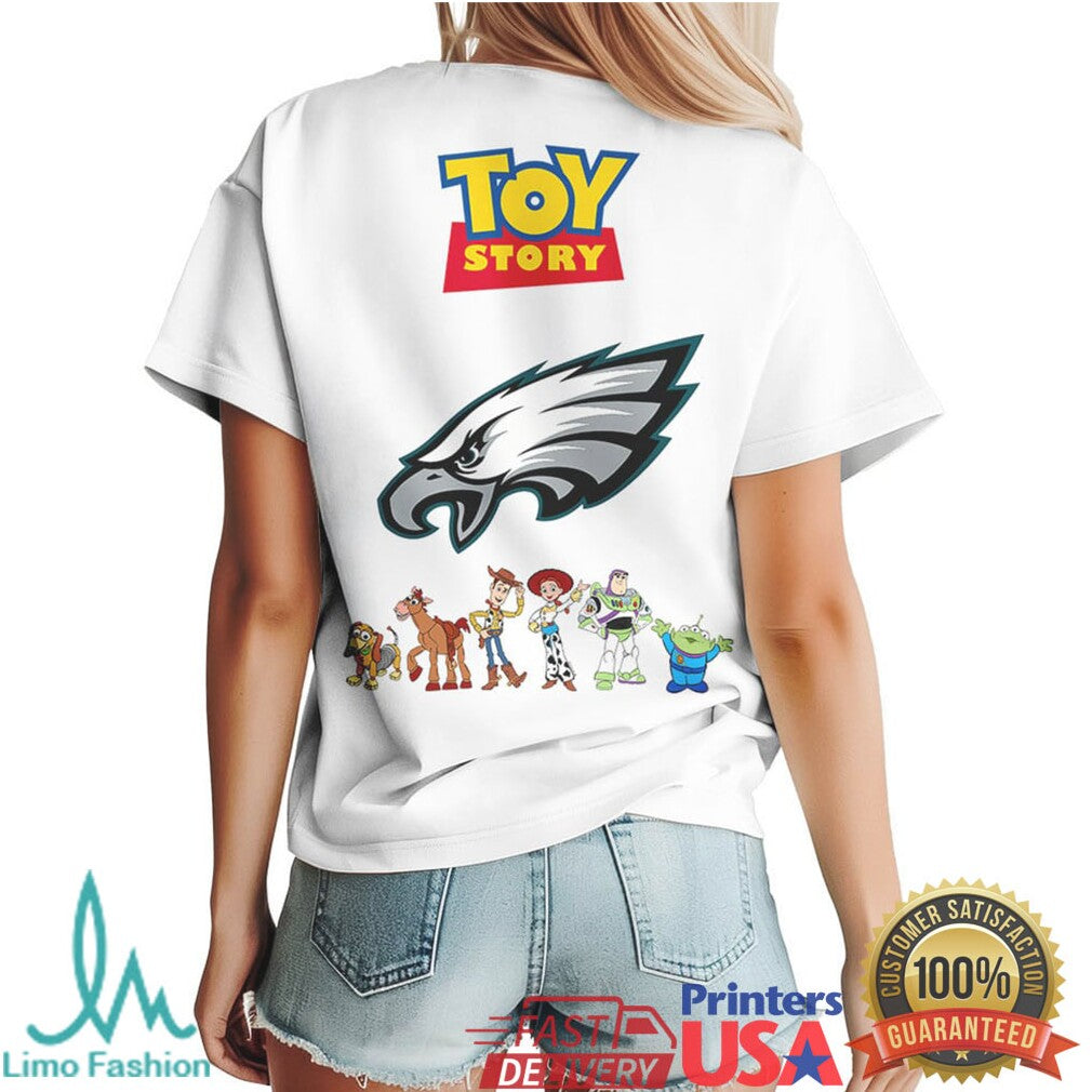 Philadelphia Eagles x Toy Story Character Group T Shirt - Limotees LLC