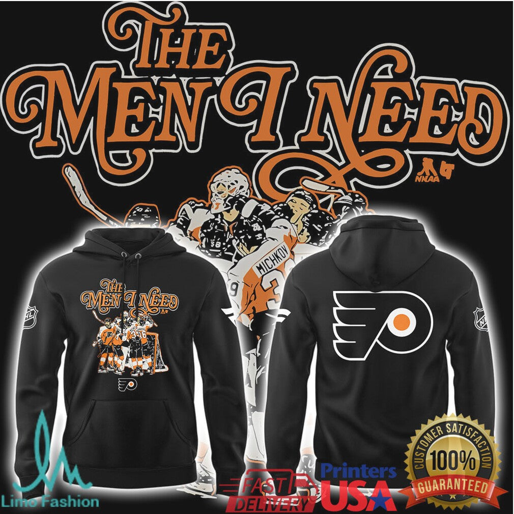 Philadelphia Flyers “The Men I Need” Vintage Graphic T Shirt - Limotees LLC