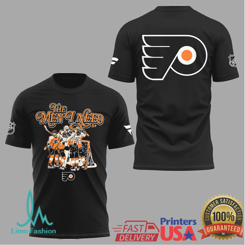 Philadelphia Flyers “The Men I Need” Vintage Graphic T Shirt - Limotees LLC