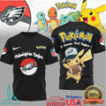 Pikachu Philadelphia Eagles “I Choose You” NFL Pokemon T Shirt - Limotees LLC