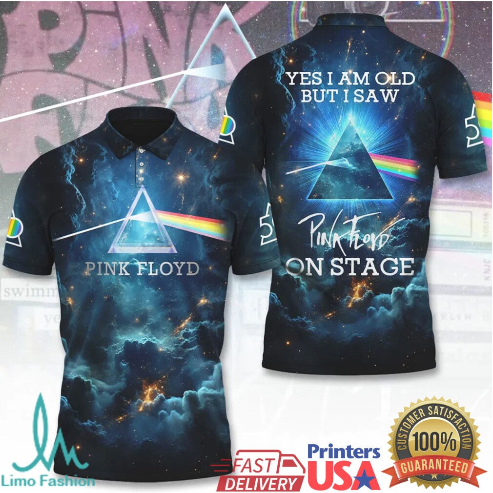 Pink Floyd 50th Anniversary Prism Nebula Galaxy 3D All Over Print T Shirt - Limotees LLC