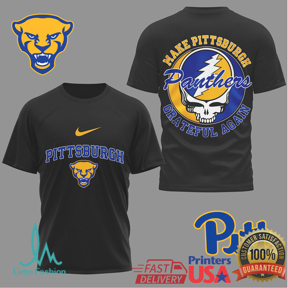 Pittsburgh Panthers “Make Pittsburgh Grateful Again” Vintage Style Tee - Limotees LLC