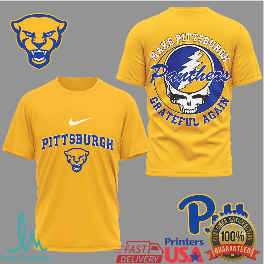Pittsburgh Panthers “Make Pittsburgh Grateful Again” Vintage Style Tee - Limotees LLC