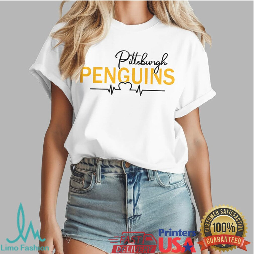 Pittsburgh Penguins Nurse T Shirt Just A Nurse Who Loves Penguins Hockey - Limotees LLC