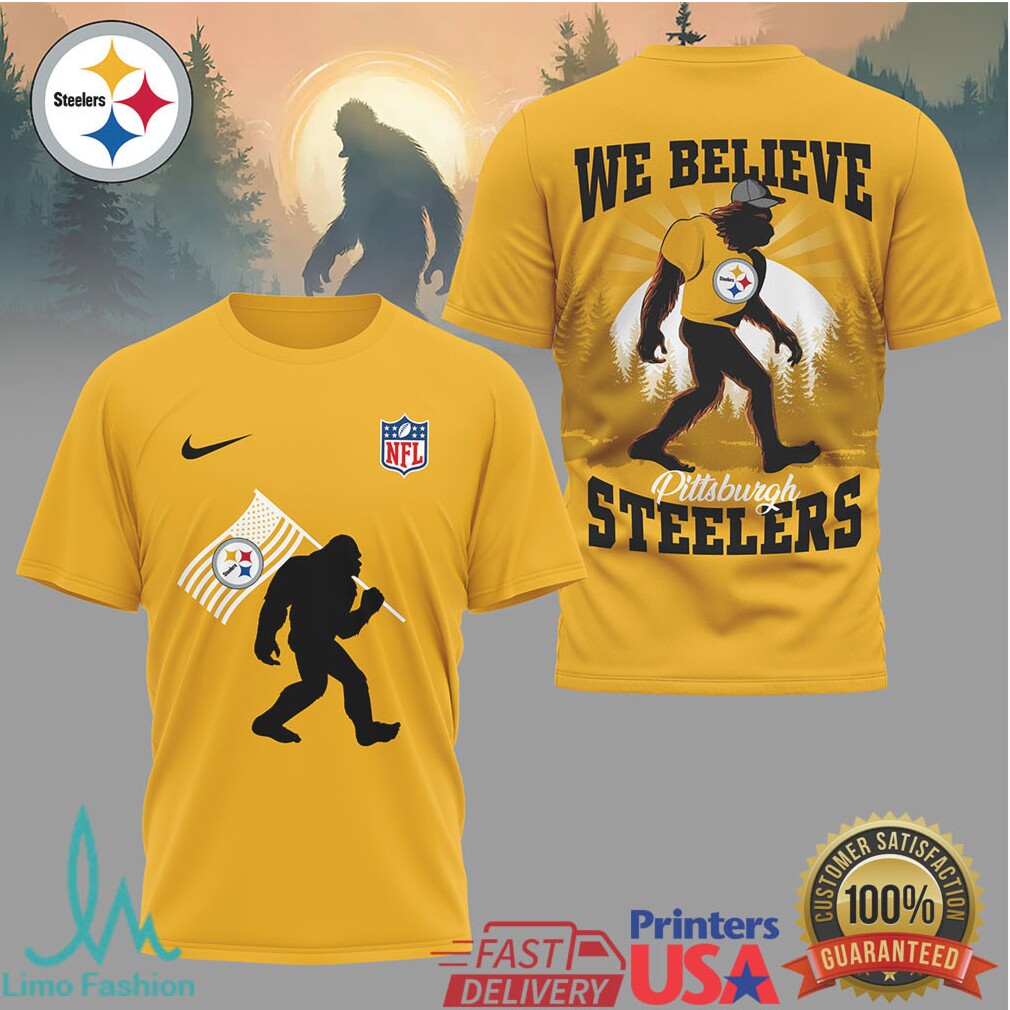 Pittsburgh ST Shirtlers Bigfoot “We Believe” Football T Shirt - Limotees LLC