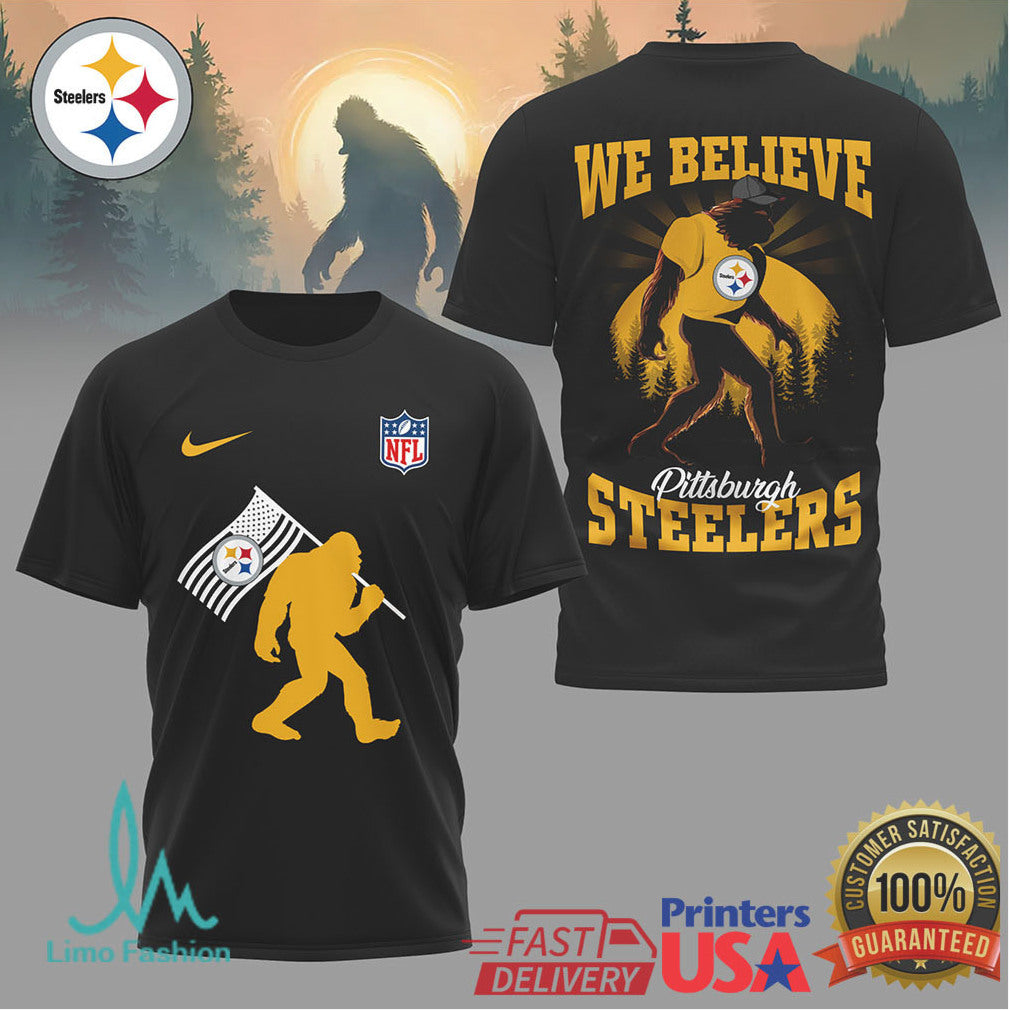 Pittsburgh ST Shirtlers Bigfoot “We Believe” Football T Shirt - Limotees LLC
