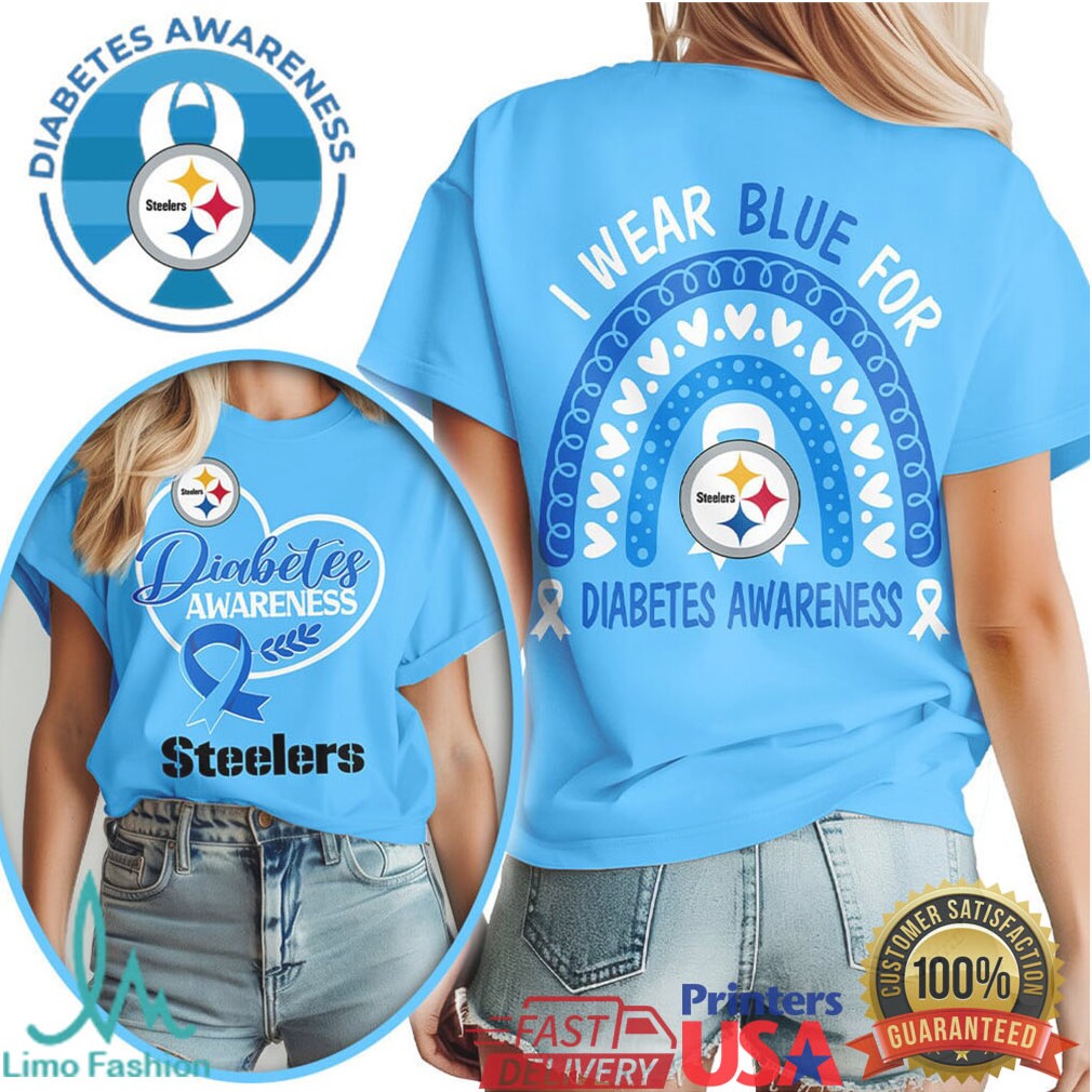 Pittsburgh ST Shirtlers Diabetes Awareness T Shirt I Wear Blue For ST Shirtlers Fan T Shirt - Limotees LLC