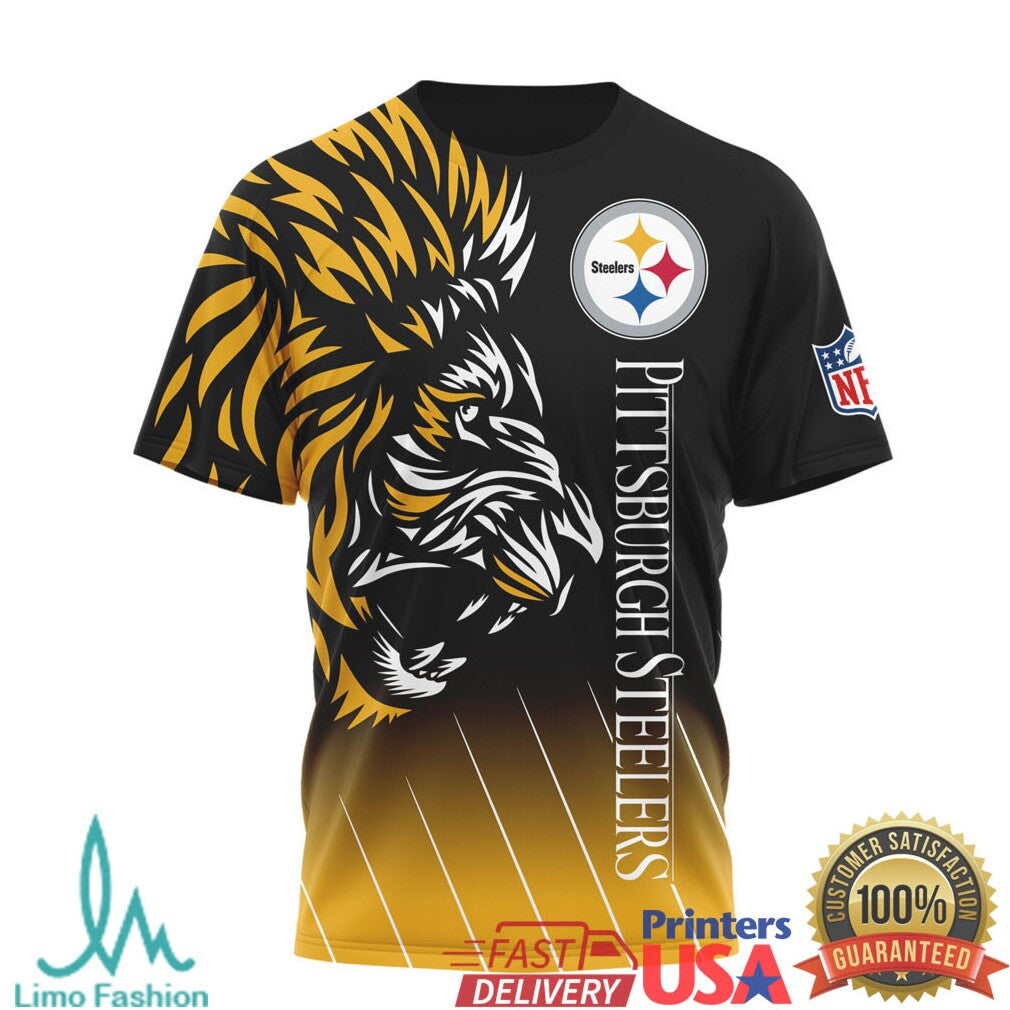 Pittsburgh ST Shirtlers Hakuna Matata The King ST Shirtl Curtain Yellow 3D T Shirt - Limotees LLC
