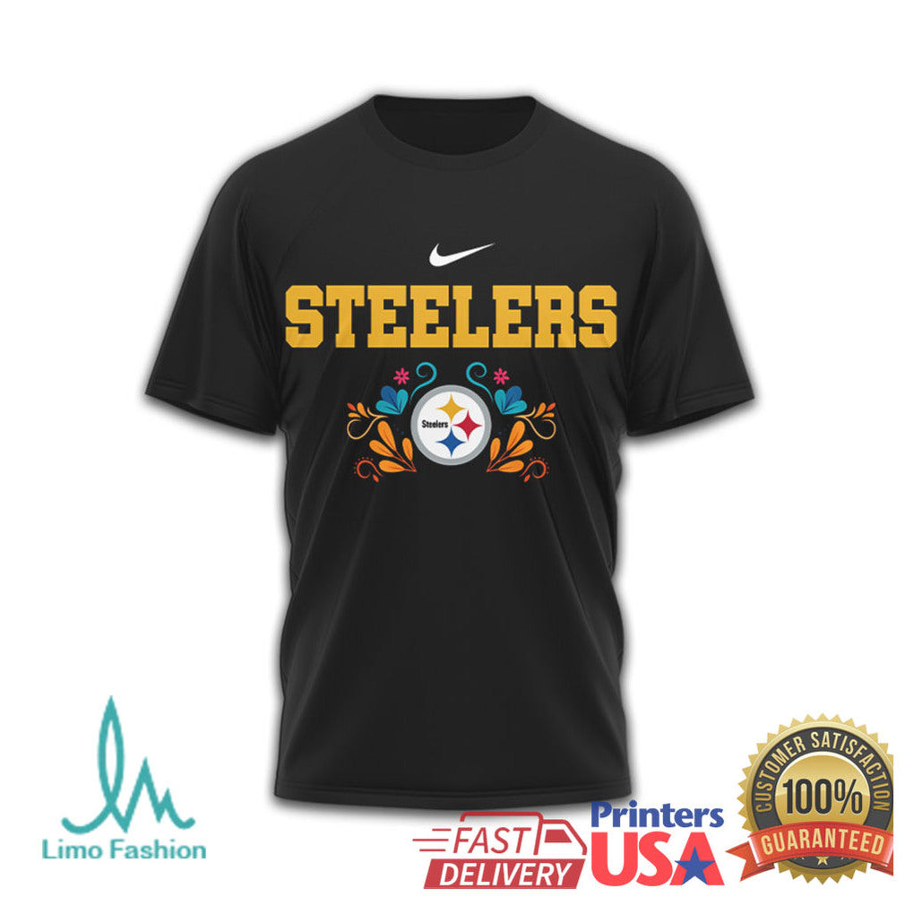 Pittsburgh ST Shirtlers Hasta la Muerte Sugar Skull Day of the Dead T Shirt - Limotees LLC