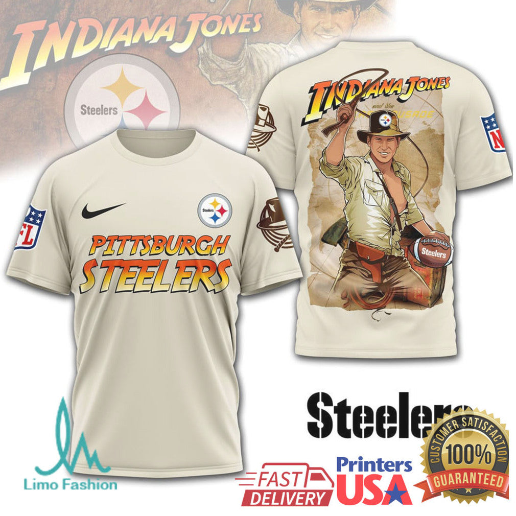 Pittsburgh ST Shirtlers Indiana Jones Adventure Crossover Sport T Shirt - Limotees LLC