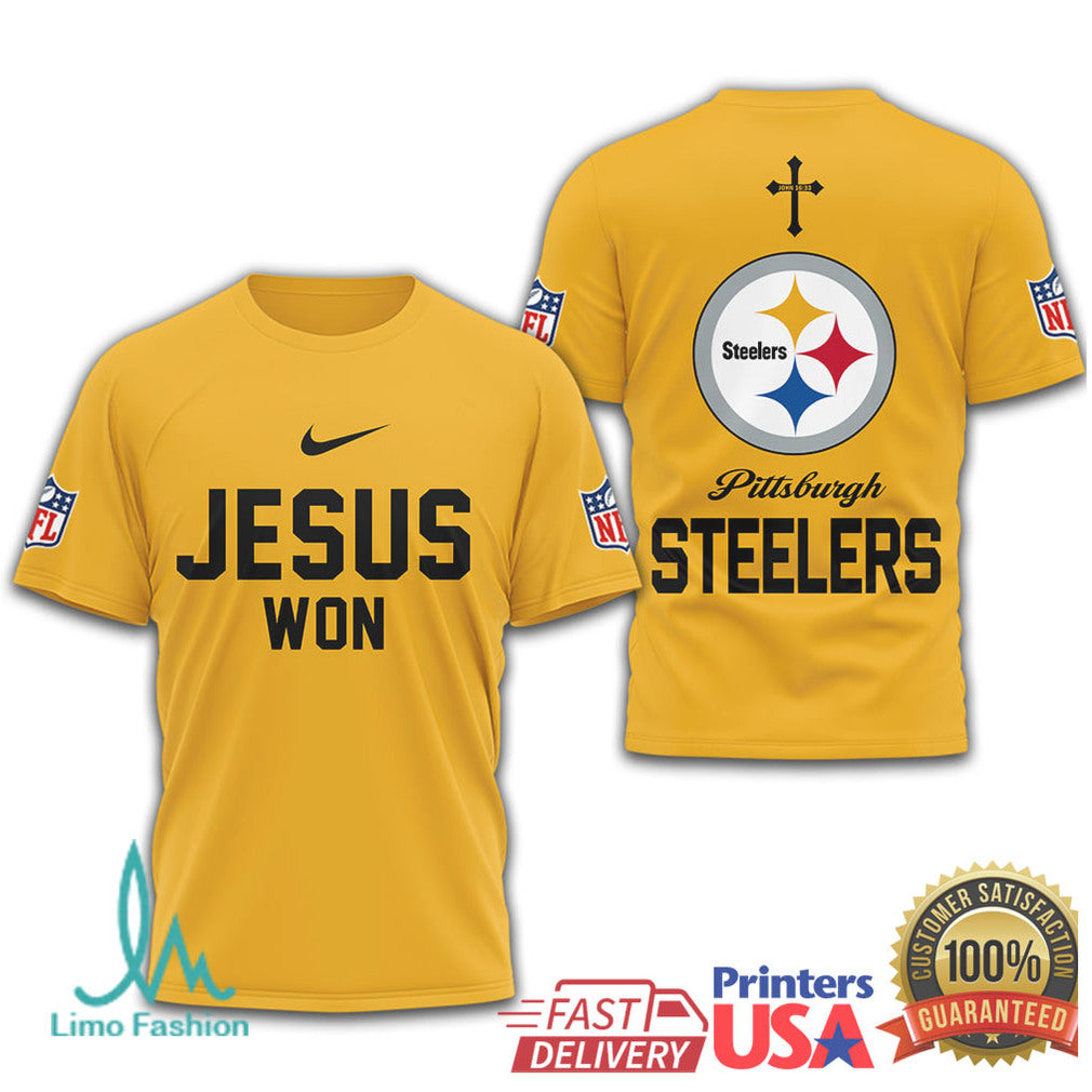 Pittsburgh ST Shirtlers Jesus Won Religious Fan T Shirt - Limotees LLC