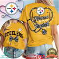 Pittsburgh ST Shirtlers Nurse T Shirt Nurse by Heart ST Shirtlers by Soul NFL Fan T Shirt - Limotees LLC