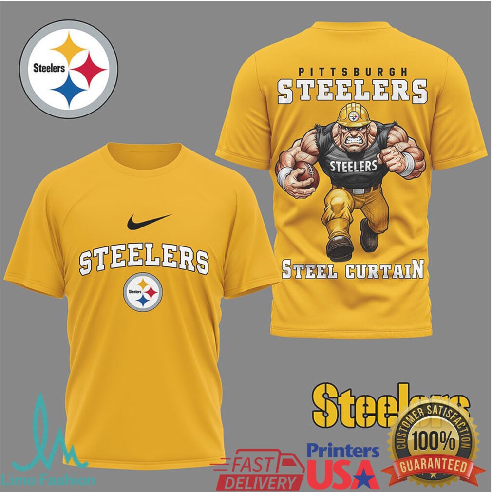 Pittsburgh ST Shirtlers “ST Shirtl Curtain” Muscle Mascot Football T Shirt