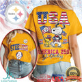 Pittsburgh ST Shirtlers Snoopy America 250 Go ST Shirtlers USA Shirt