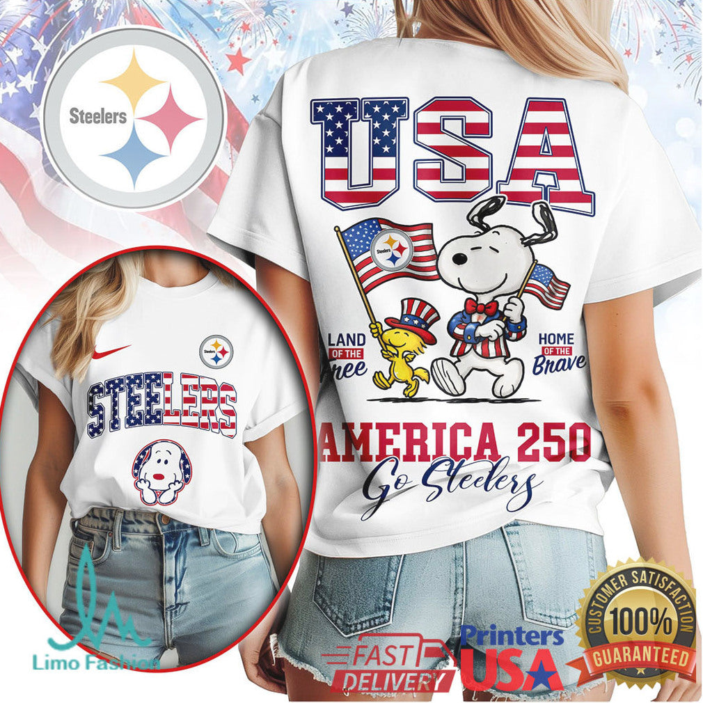 Pittsburgh ST Shirtlers Snoopy America 250 Go ST Shirtlers USA Shirt