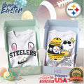 Pittsburgh ST Shirtlers Snoopy Happy Easter Egg T Shirt Double Sided - Limotees LLC