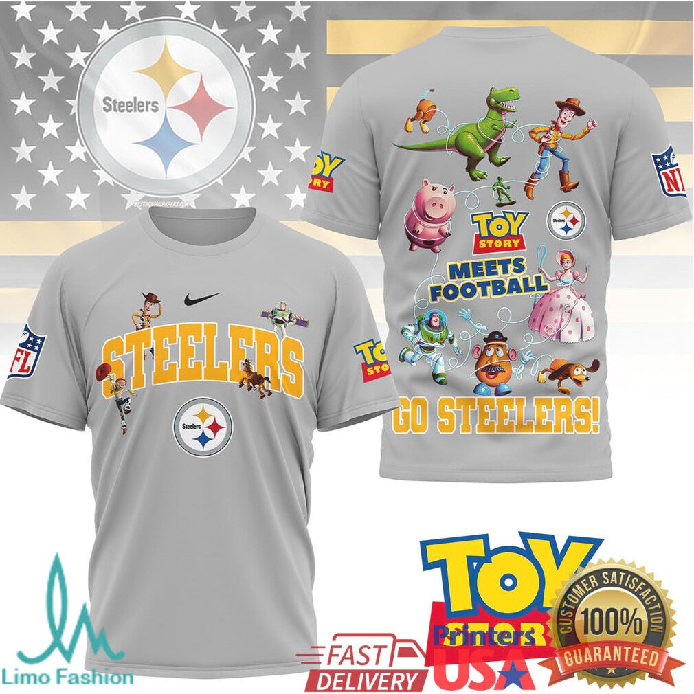 Pittsburgh ST Shirtlers Toy Story Meets Football Fan T Shirt - Limotees LLC