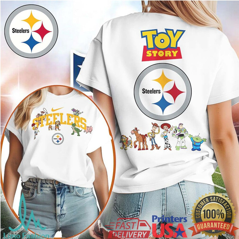 Pittsburgh ST Shirtlers Toy Story Squad Custom NFL Women's Shirt - Limotees LLC