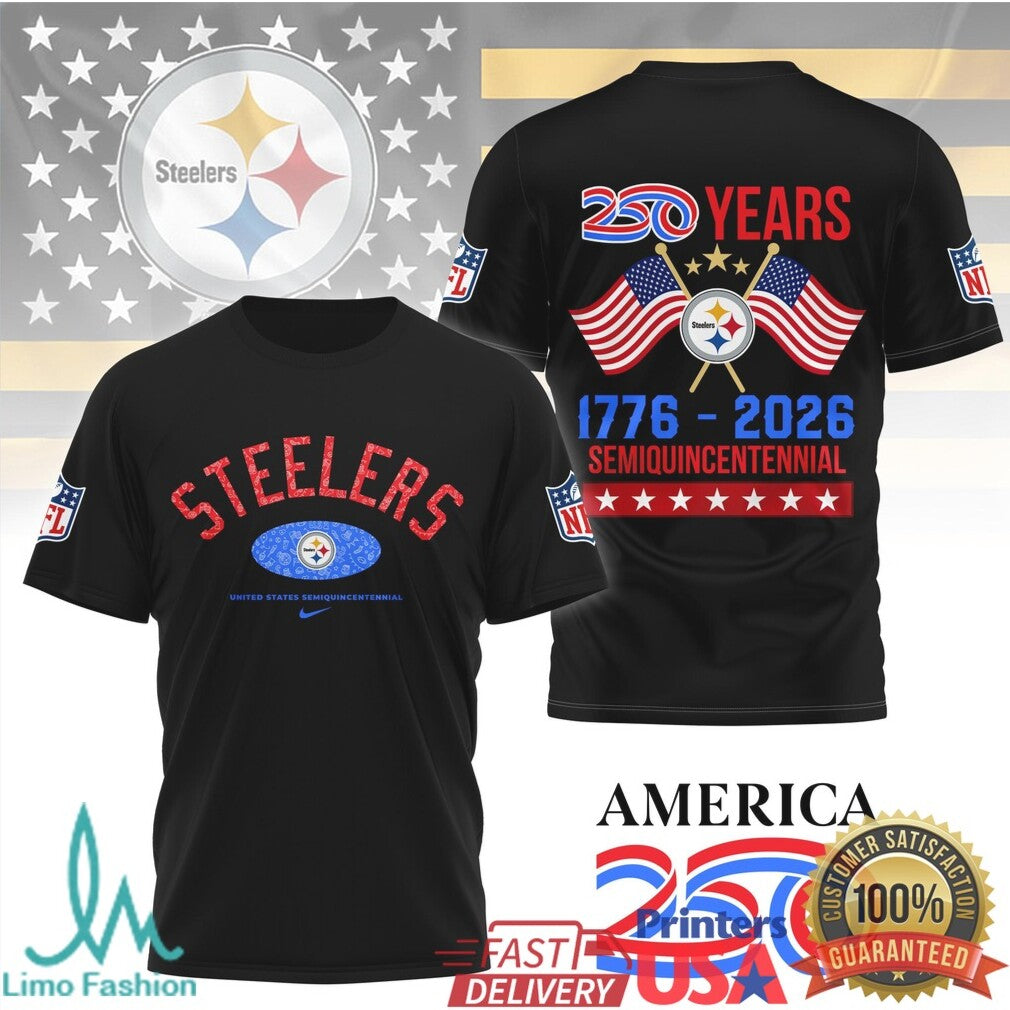 Pittsburgh ST Shirtlers USA 250 Years Semiquincentennial Patriotic T Shirt - Limotees LLC