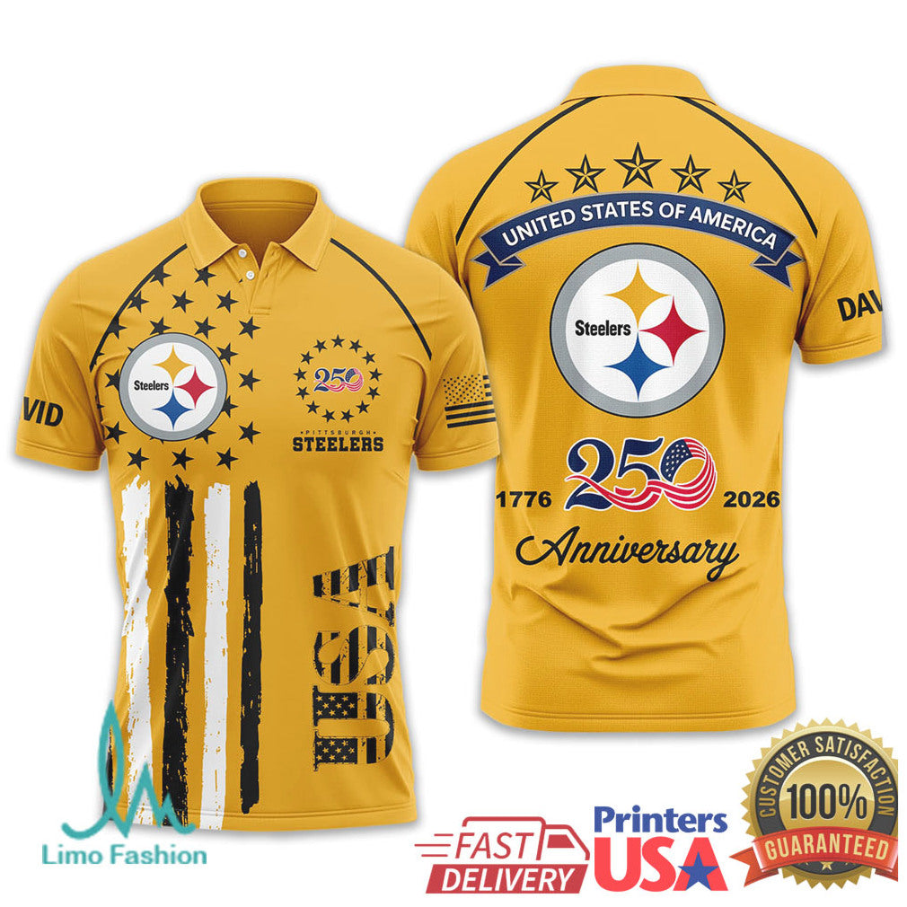 Pittsburgh ST Shirtlers USA 250th Anniversary Custom Name T Shirt - Limotees LLC