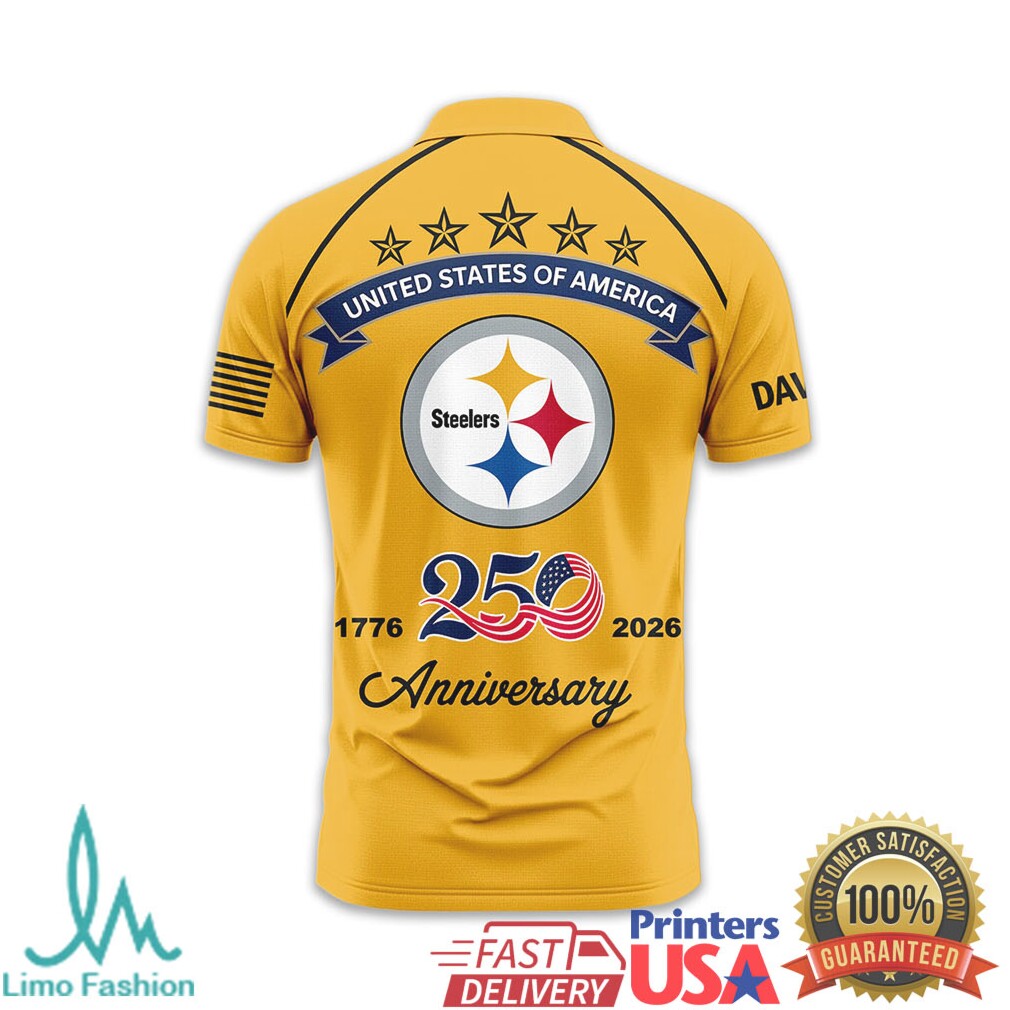 Pittsburgh ST Shirtlers USA 250th Anniversary Custom Name T Shirt - Limotees LLC